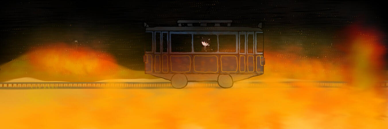 The fire is gone