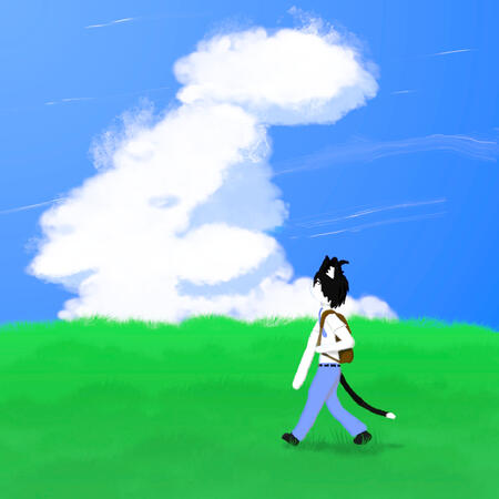 a walk home from school